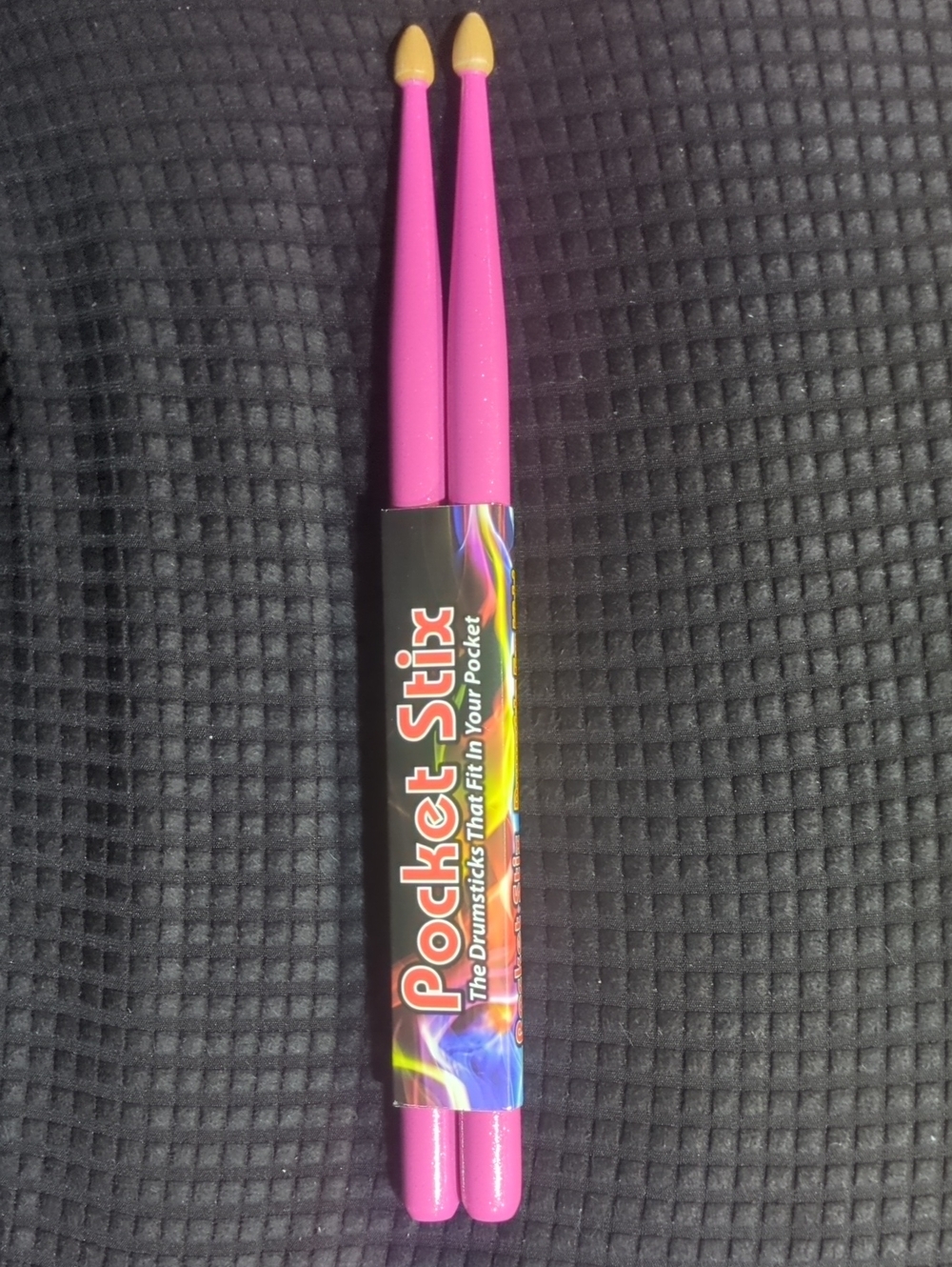 Pocket Stix Pink Drumsticks - Compact Practice Sticks